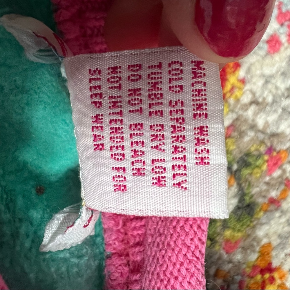 Gymboree Retro Vintage 90s Pink and Turquoise Kids' Colorblock Sweater 4T - Picture 9 of 10